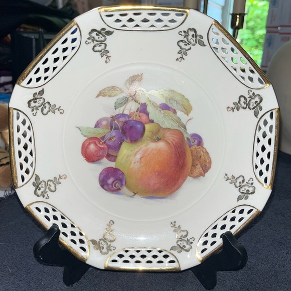 Schwarzenhammer Other - Schwarzenhammer Bavaria Germany Reticulated Fruit Plate